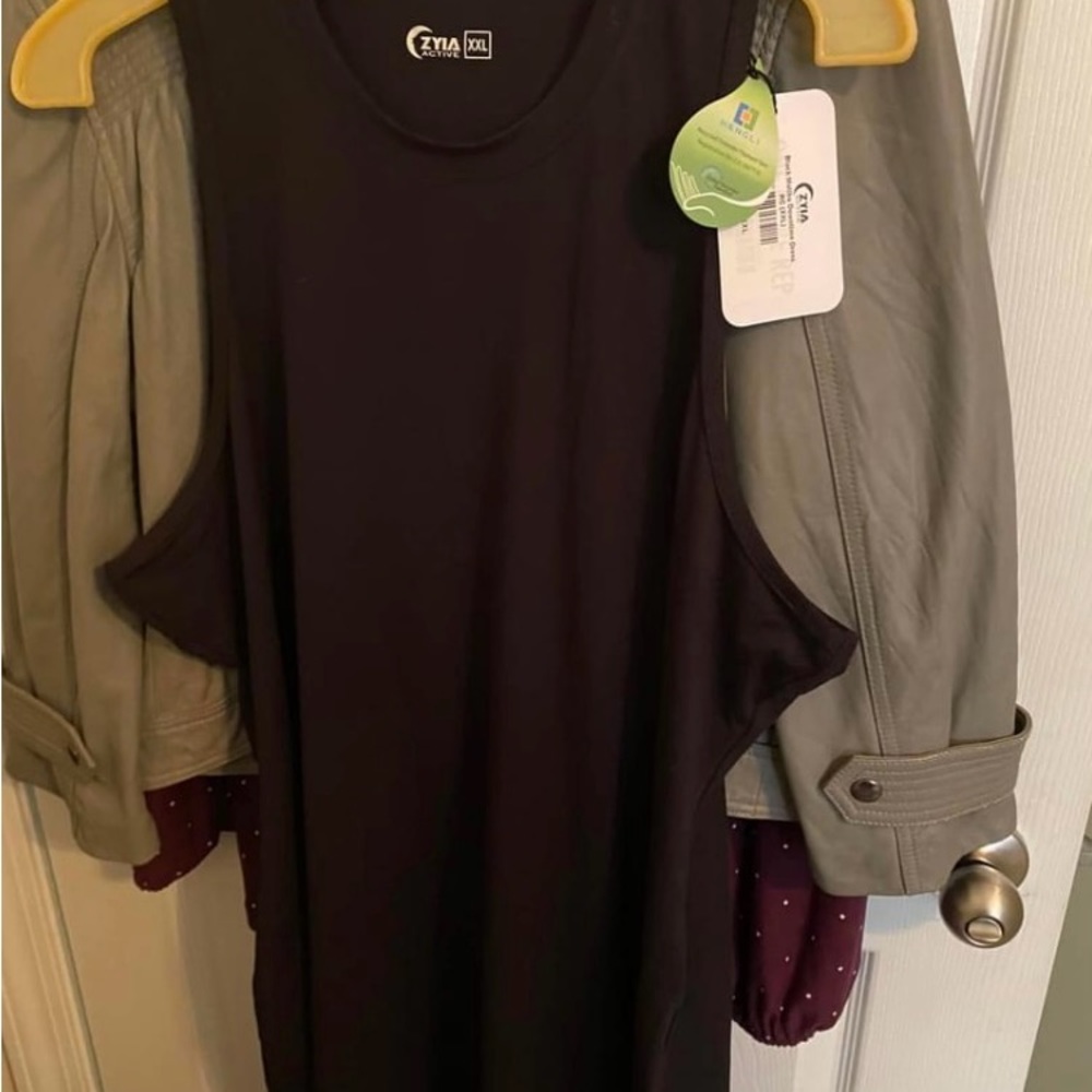 Zyia NWT Black Malibu Downtime Dress RC